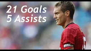 Nemanja Vidic / All 21 Goals and 5 Assists for Manchester United