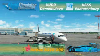 Mosсow, Domodedovo (UUDD) - Ykaterinburg, Koltsovo (UNWW) / MSFS 2020 / Fenix A320-200 / VATSIM