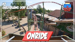 K2 - Karls Erlebnis-Dorf Elstal - Super spaßige Achterbahn mit Darkride-Part - abc rides | POV