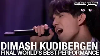 Dimash on World's Best Final Performance Reaction