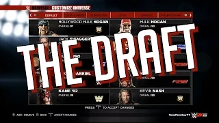 My WWE 2K15 Universe Mode - THE DRAFT! ✦【PS4 / XBOX ONE / Next Gen】