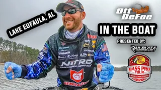 In the Boat at the Lake Eufaula Bass Pro Tour