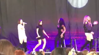 Fifth Harmony perfoming Better Together during souncheck #727TourBrooklyn