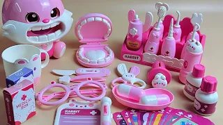 23 Minutes Satisfying with Unboxing Pink Rabbit Doctor Set, Hello Kitty Kitchen Playset| Toys Review