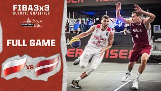 Poland v Latvia | Men's - Olympic Ticket Full Game | FIBA 3x3 Olympic Qualifier