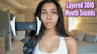 ASMR | Fast & Aggressive Layered 3DIO Mouth Sounds, Purrs and Hand Sounds 👅✨