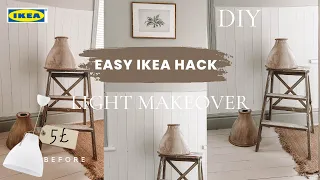 IKEA MELODI LIGHT HACK | Easy IKEA DIY  | Frenchic paint project