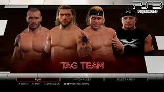 WWE 2K17 PS3 - Edge & Randy Orton VS The New Age Outlaws - Tag Team [2K][mClassic]