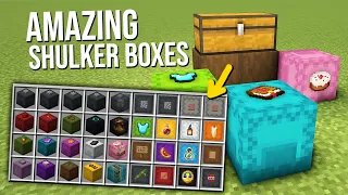 AMAZING Shulker Boxes as seen on HermitCraft [ShulkerPlus Mod]