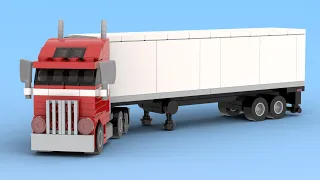 🚚💥 Conquer the Highways: LEGO American Semi-Truck with Trailer Easy Tutorial! 🛠️🔥