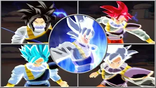 Goku Yadrat All Forms SSJ, SSJ2,SSJ3, SSJ4,SSJG,SSJB,& Ultra Instinct - DBZ Budokai Tenkaichi 3