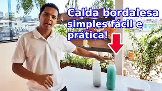 COMO FAZER CALDA BORDALESA (mata e previne fungos e outras pragas)