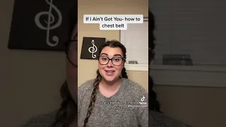How to chest belt! Singing If I Ain’t Got You- Alicia Keys