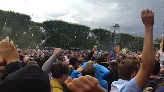 Sturridge's Winning Goal - England Fans UNBELIEVABLE Reaction | England 2-1 Wales