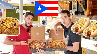 Mouthwatering PUERTO RICAN STREET FOOD Tour (Pizza, Chinese Food, + More!)