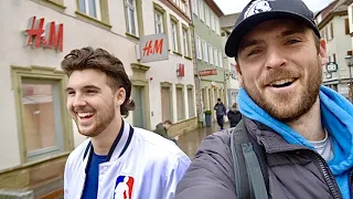 My Brother's First Day In Germany!