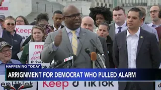 Rep. Jamaal Bowman charged with one count of falsely pulling fire alarm