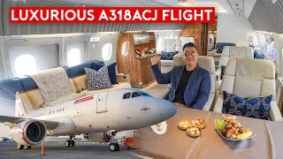 What’s It Like to Fly Private? Flying Airbus Corporate Jet ACJ318