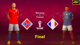 FIFA 23 - NORWAY vs. FRANCE - FIFA WORLD CUP FINAL - [4K]