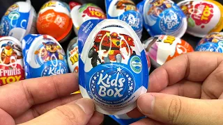 Yummy Kinder Joy Chocolate Robot Tobot | A Lot of Candy Kinder Surprise ASMR (Relaxing Candy 1.16)