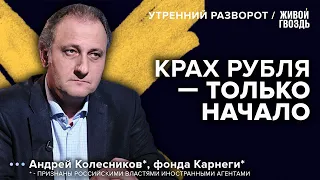 Закат российской экономики и послание Навального. Колесников*: Утренний разворот // 15.08.23