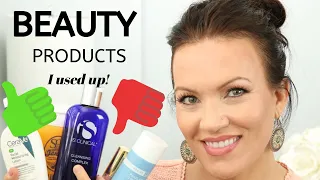 64 BEAUTY PRODUCTS  w/ mini reviews - mostly skincare for MATURE SKIN