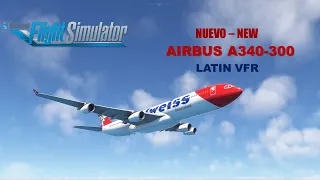 Msfs Latin Vfr Nuevo Airbus A340-300