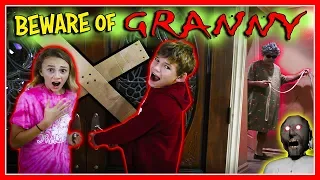 GRANNY GAME IN REAL LIFE! | We Are The Davises