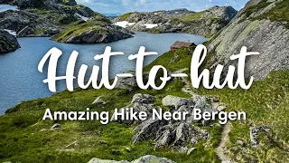 AWESOME HIKE NEAR BERGEN, NORWAY | Hidden Gem Hut-to-Hut Hike In Bergsdalen Area