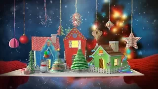 Animated Christmas Card Template - Xmas Paper Card