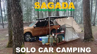 SOLO CAR CAMPING | Ep 13 | Sagada Mountain Province | Camping in heavy rain