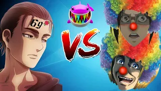 Chad Eren v.s. Clown Alliance [ Attack on titan season 4 ] Attack on titan Chapter 131 - Meme Video