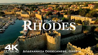 [4K] RHODES 🇬🇷 Ρόδος 1 HOUR Drone Aerial | Rhodos Rodos Lindos GREECE Δωδεκάνησα Dodecanese Ελλάδα