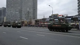 Парад победы 9-го мая 2021, Москва, Новый Арбат