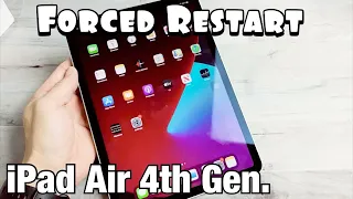 iPad Air 4th Gen.: How to Force a Restart (Forced Restart)