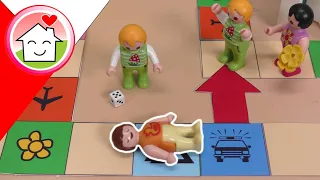 Playmobil po polsku Gra planszowa w przedszkolu - Rodzina Hauser