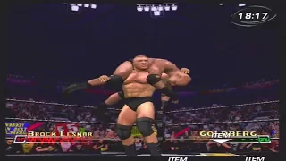 Brock Lesnar vs Goldberg (Street match) - WWE Raw 2 (Xbox)