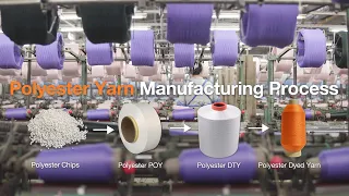 Polyester Yarn Production | Polyester Textured Yarn Manufacturing Process | Polyester Yarn Factory
