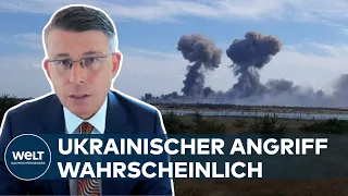 EXPLOSIONEN AUF KRIM: Mangott - "Ukrainische Rakete hat wohl Basis getroffen" | WELT Analyse