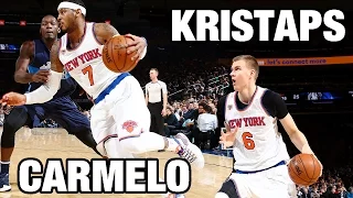 Carmelo & Porzingis Lead Knicks to Home Win