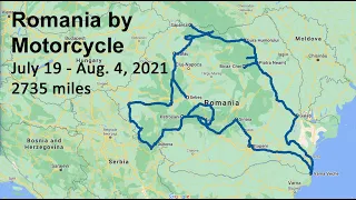 Motorcycle Trip to Romania 7/2021
