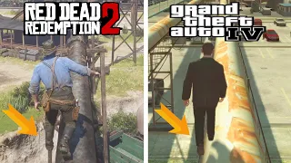 GTA 4 vs Red Dead Redemption 2: A Detailed Comparison of Details and Physics