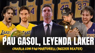 HOMENAJE A PAU GASOL, LEYENDA LAKER