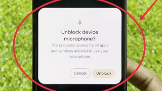 Unblock device microphone in Android 14 || Google Pixel Mobile