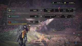 [MHW] Greeting the Gluttons (nooby) LBG solo 1'38"75