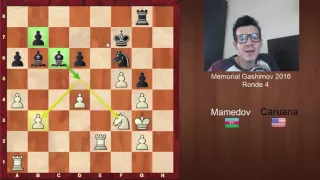 Une nouvelle ouverture italienne au top niveau Rauf Mamedov contre Fabiano Caruana
