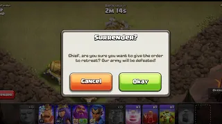 Clash of clans surrender