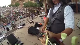 Cody Templeman GoPro camera on his guitar at Red Rocks Amphitheatre "Thunderstruck"