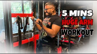 SUPERSET ARM WORKOUT FOR MASS BUILDING (CRAZY PUMP) | 5 MINS ARM WORKOUT