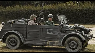 Немецкий военный автомобиль Volkswagen Kubelwagen Тип 82. Кюбельваген